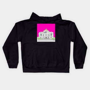 Mexico's Bellas Artes Palace architecture Kids Hoodie